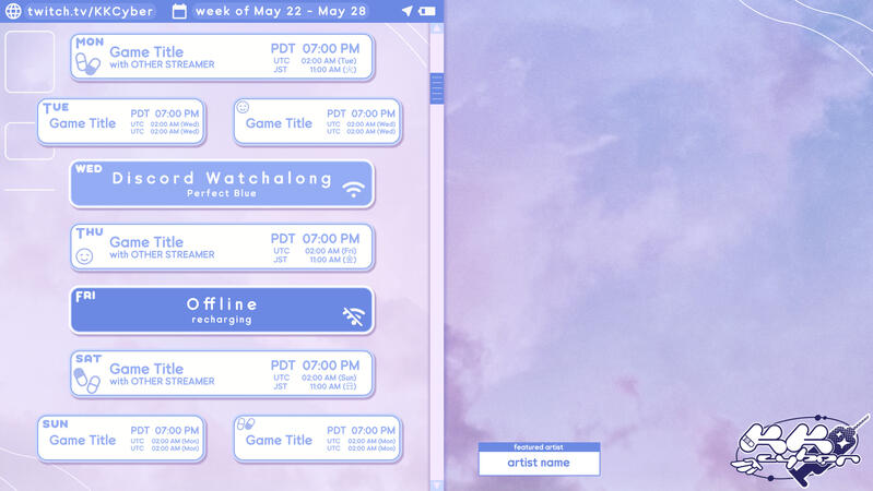 KK Schedule